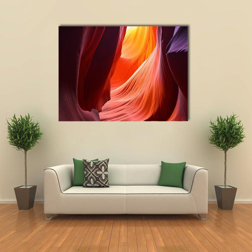 Antelope Grand Canyon Arizona Canvas Wall Art-1 Piece-Gallery Wrap-48" x 32"-Tiaracle