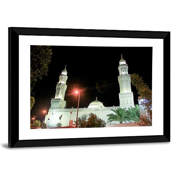 Aqsa Mosque Saudi Canvas Wall Art-3 Horizontal-Gallery Wrap-25" x 16"-Tiaracle