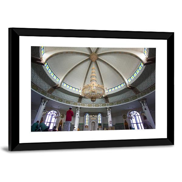 Ar Rahmah Mosque Jeddah Canvas Wall Art-3 Horizontal-Gallery Wrap-25" x 16"-Tiaracle