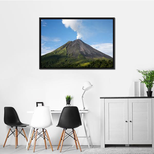 Arenal Volcano Costa Rica Canvas Wall Art-3 Horizontal-Gallery Wrap-25" x 16"-Tiaracle