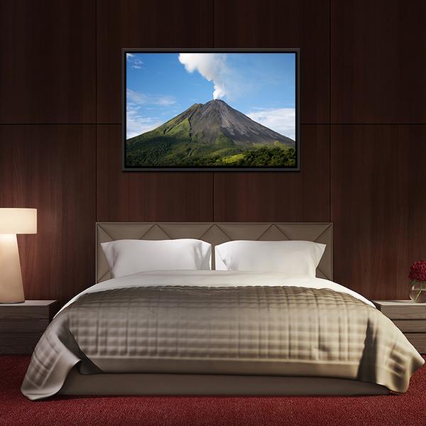 Arenal Volcano Costa Rica Canvas Wall Art-3 Horizontal-Gallery Wrap-25" x 16"-Tiaracle