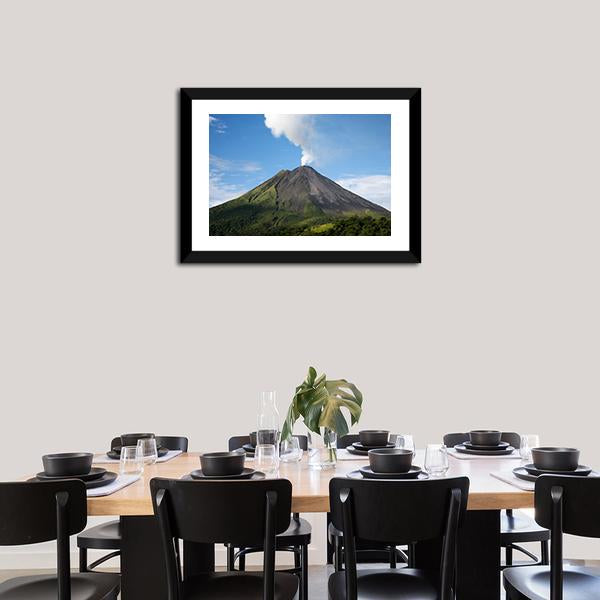 Arenal Volcano Costa Rica Canvas Wall Art-3 Horizontal-Gallery Wrap-25" x 16"-Tiaracle