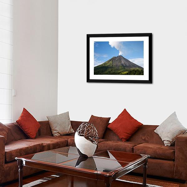 Arenal Volcano Costa Rica Canvas Wall Art-3 Horizontal-Gallery Wrap-25" x 16"-Tiaracle