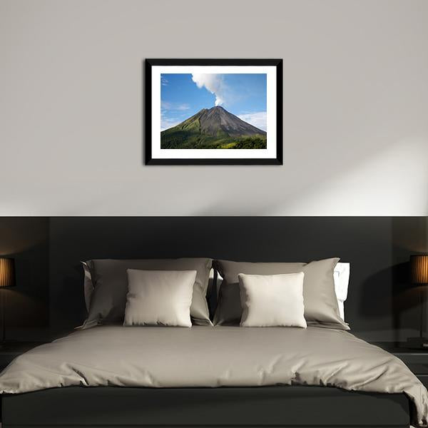 Arenal Volcano Costa Rica Canvas Wall Art-3 Horizontal-Gallery Wrap-25" x 16"-Tiaracle