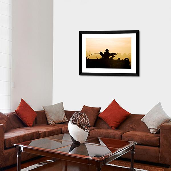 Soldier Preparing His Tank Canvas Wall Art-3 Horizontal-Gallery Wrap-25" x 16"-Tiaracle