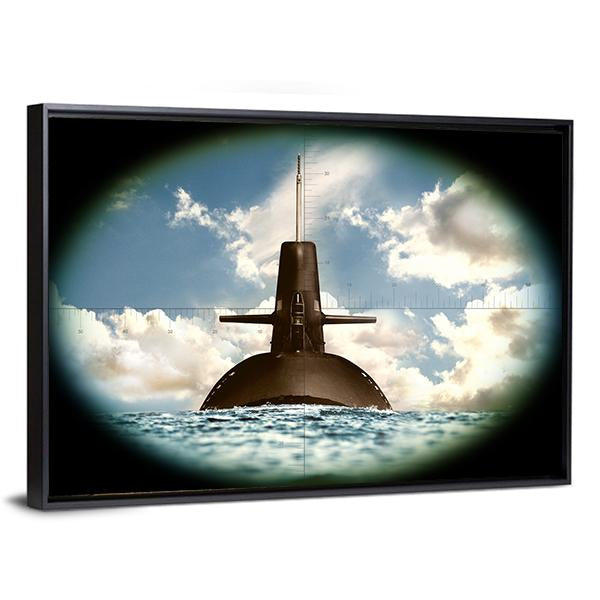 Army Weapon On Land Sea Canvas Wall Art-3 Horizontal-Gallery Wrap-25" x 16"-Tiaracle