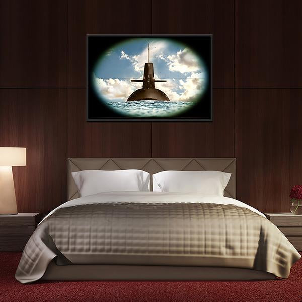 Army Weapon On Land Sea Canvas Wall Art-3 Horizontal-Gallery Wrap-25" x 16"-Tiaracle