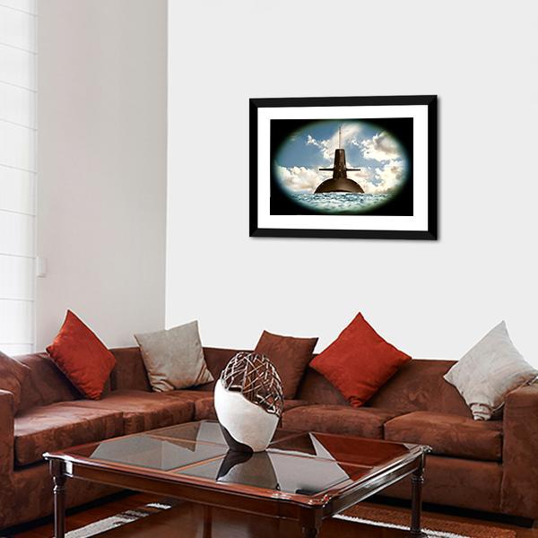 Army Weapon On Land Sea Canvas Wall Art-3 Horizontal-Gallery Wrap-25" x 16"-Tiaracle