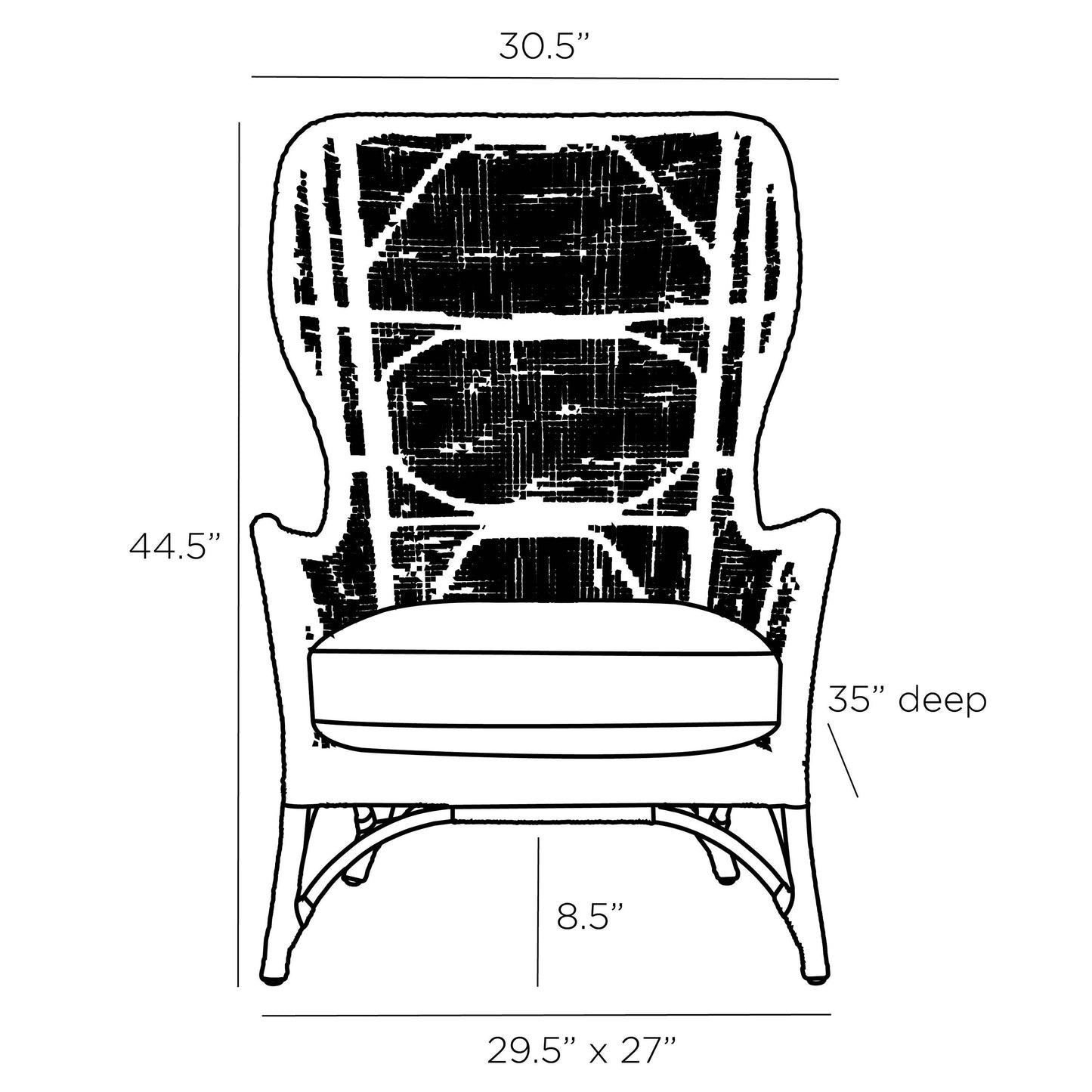 Nomad Wingback Chair