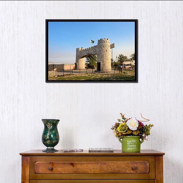 Bab-E-Khyber Pakistan Canvas Wall Art-3 Horizontal-Gallery Wrap-25" x 16"-Tiaracle