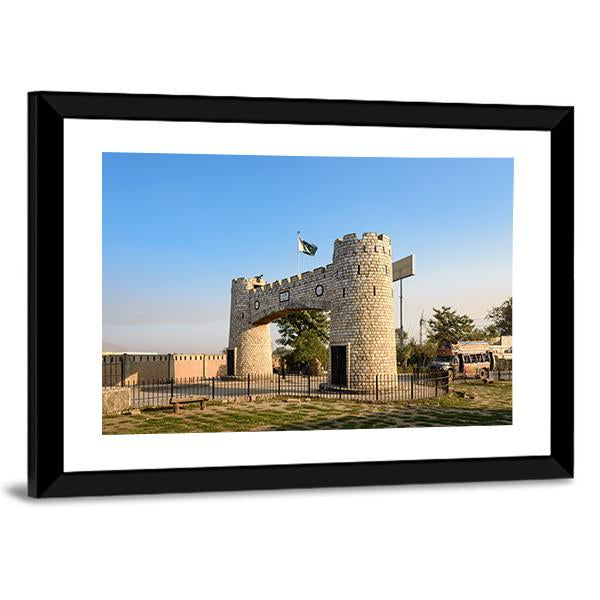 Bab-E-Khyber Pakistan Canvas Wall Art-3 Horizontal-Gallery Wrap-25" x 16"-Tiaracle