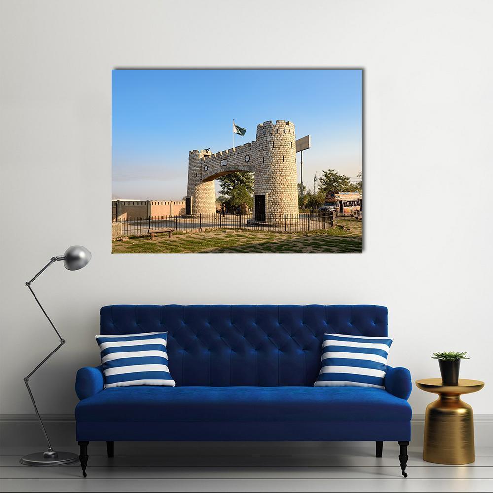 Bab-E-Khyber Pakistan Canvas Wall Art-1 Piece-Gallery Wrap-48" x 32"-Tiaracle