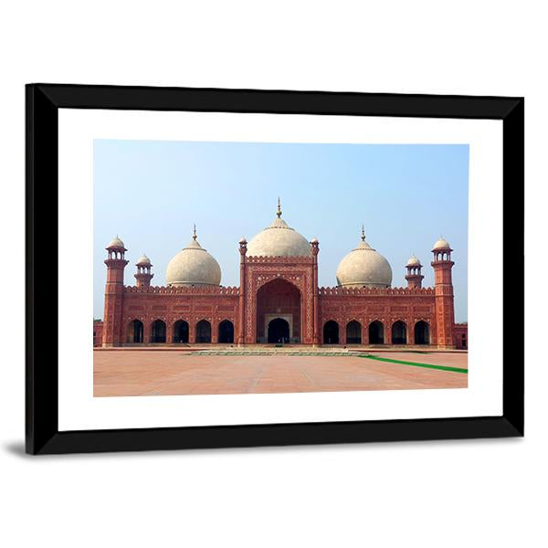 Badshahi Mosque Canvas Wall Art-3 Horizontal-Gallery Wrap-25" x 16"-Tiaracle