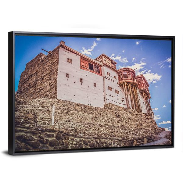 Baltit Fort In Hunza Canvas Wall Art-3 Horizontal-Gallery Wrap-25" x 16"-Tiaracle