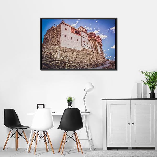 Baltit Fort In Hunza Canvas Wall Art-3 Horizontal-Gallery Wrap-25" x 16"-Tiaracle