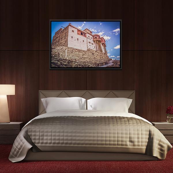 Baltit Fort In Hunza Canvas Wall Art-3 Horizontal-Gallery Wrap-25" x 16"-Tiaracle