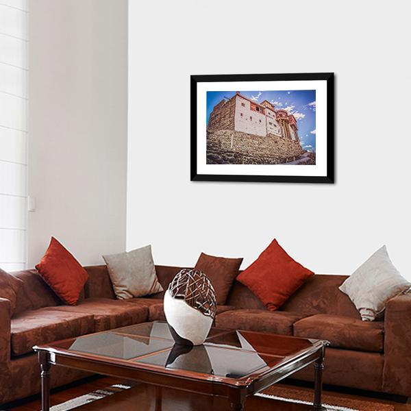 Baltit Fort In Hunza Canvas Wall Art-3 Horizontal-Gallery Wrap-25" x 16"-Tiaracle