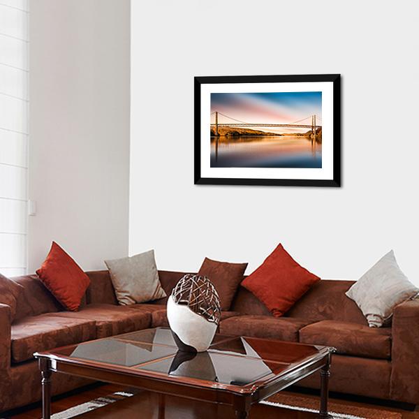 Bear Mountain Bridge Canvas Wall Art-3 Horizontal-Gallery Wrap-25" x 16"-Tiaracle