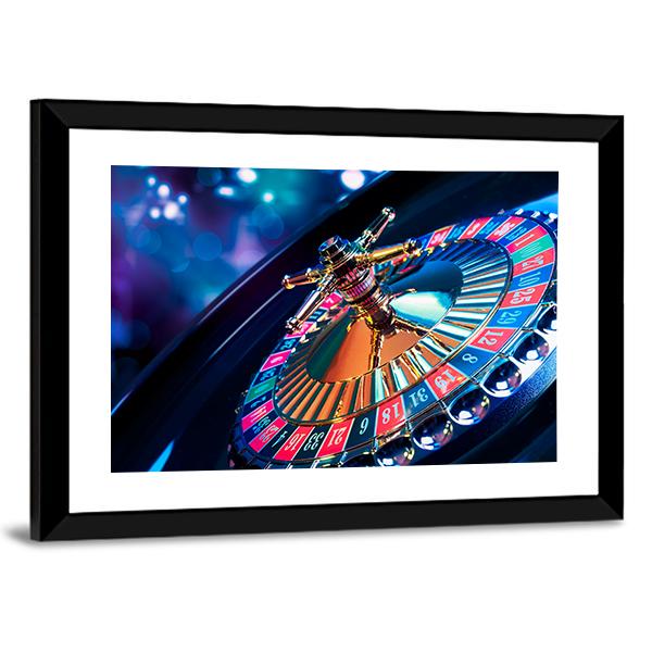 Beautiful Casino Roulette Canvas Wall Art-3 Horizontal-Gallery Wrap-25" x 16"-Tiaracle