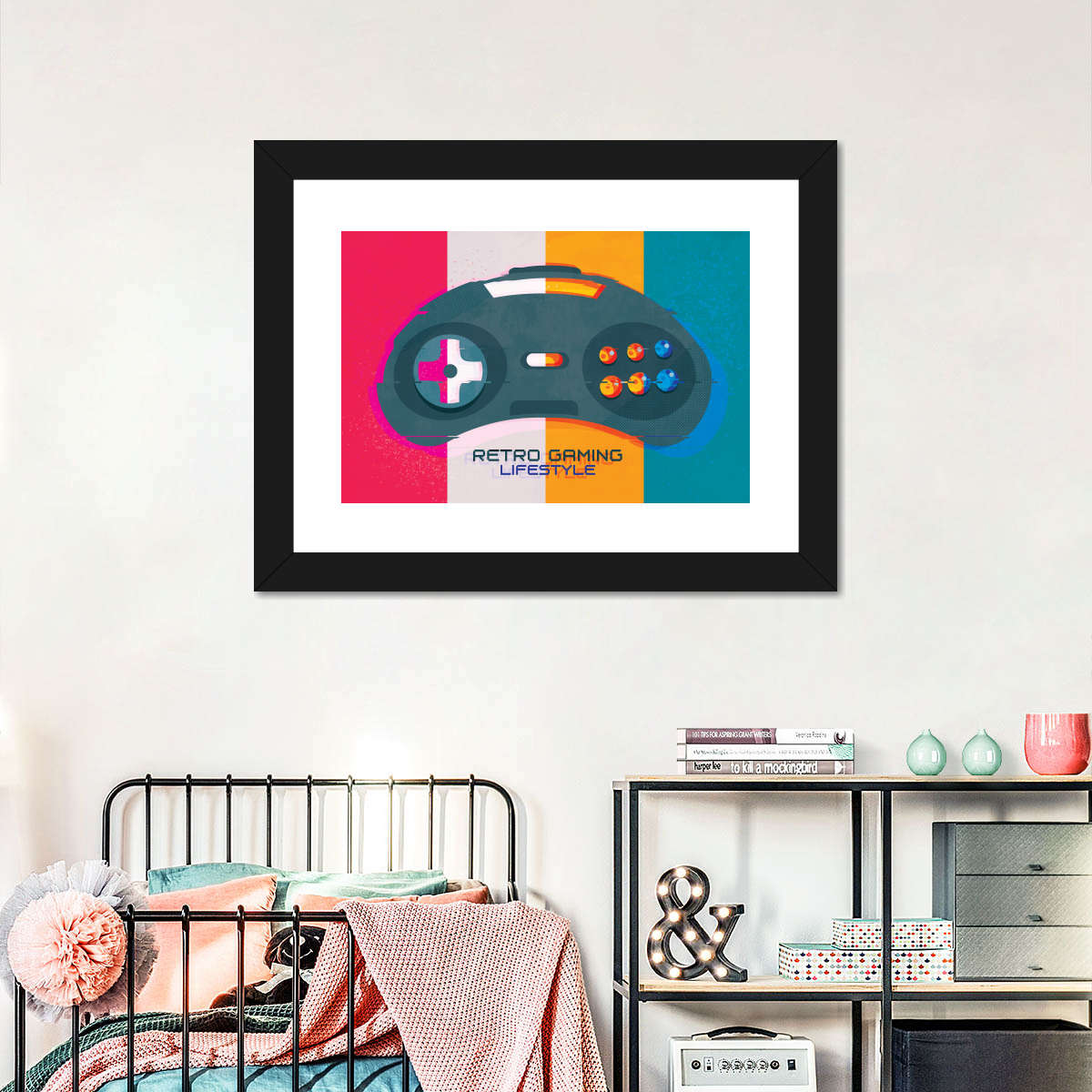 Retro Gaming Lifestyle Wandkunst