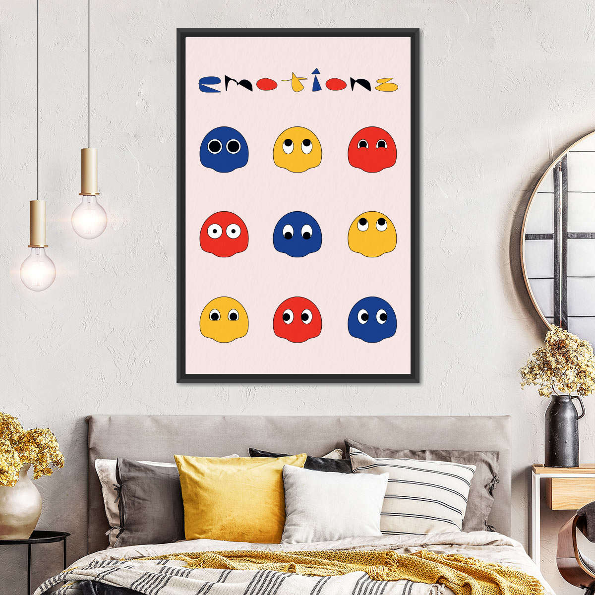 پیک مین بھوت وال آرٹ