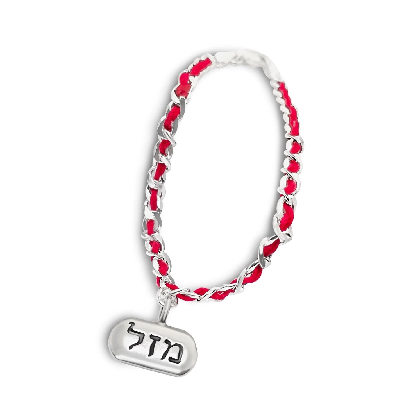 Mazel Hebrew Lucky Red String Bracelet