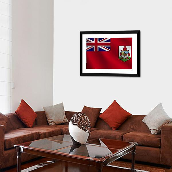 Bermuda Flag Canvas Wall Art-3 Horizontal-Gallery Wrap-25" x 16"-Tiaracle