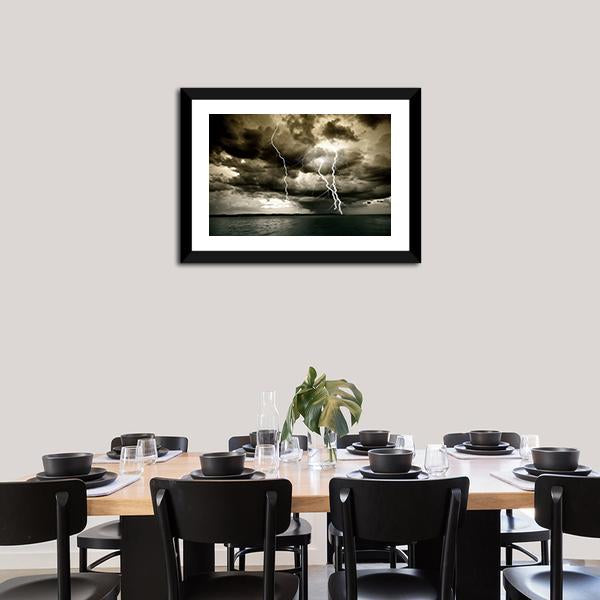 Big Thunderbolt Canvas Wall Art-3 Horizontal-Gallery Wrap-25" x 16"-Tiaracle