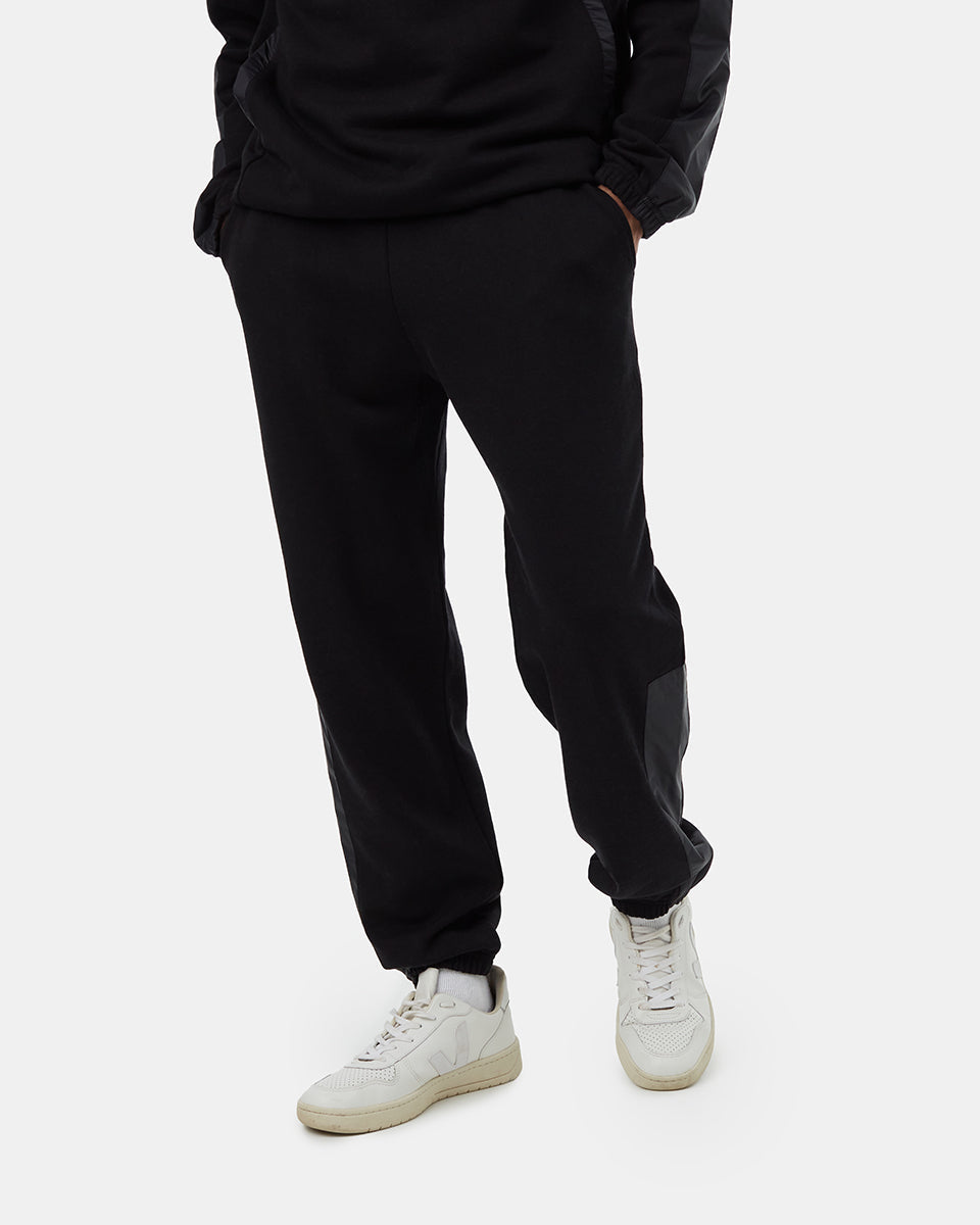 ट्रीफ्लीस बुना पैनल स्वेटपैंट