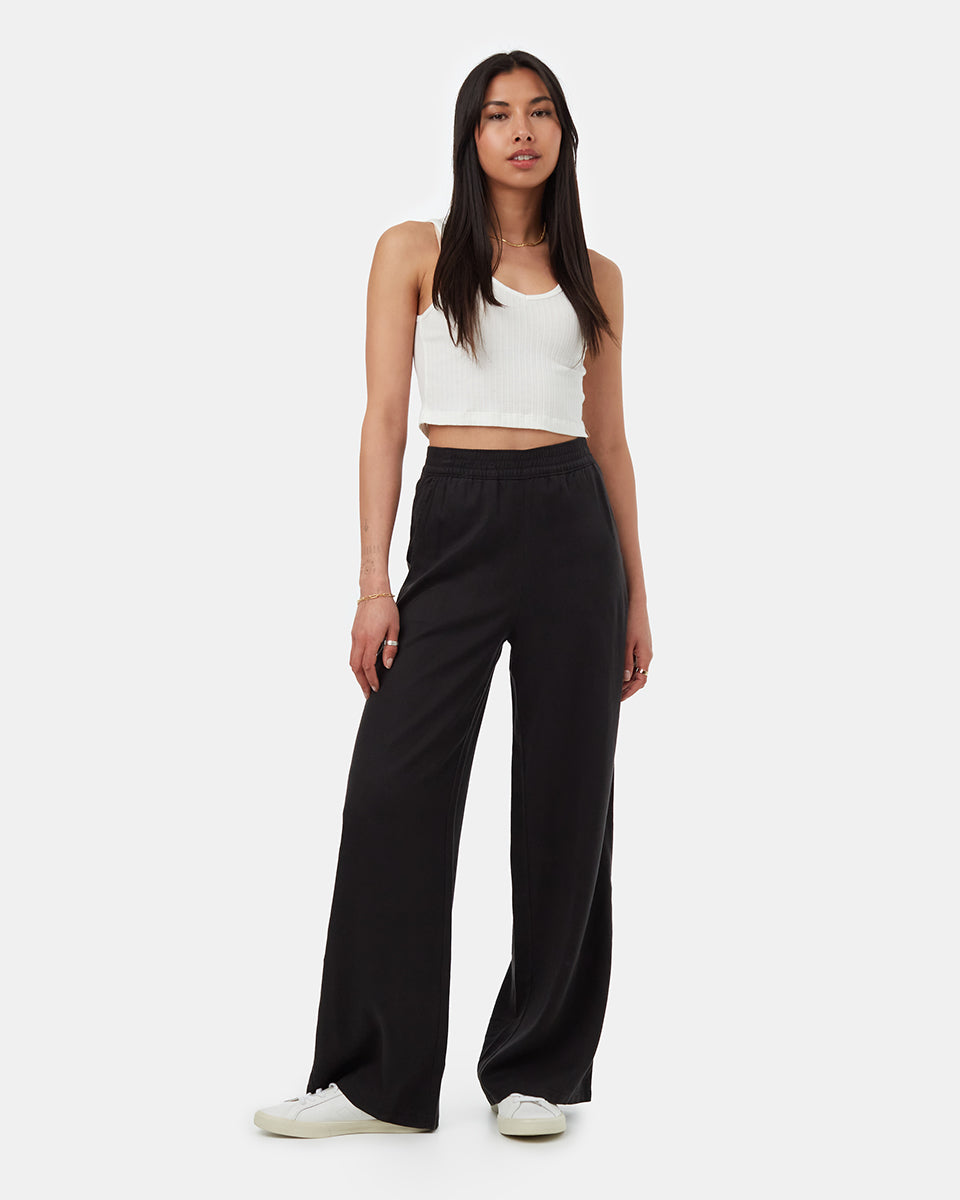 Tencel Wide Leg Pant