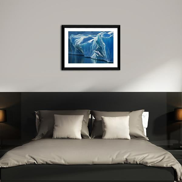 Blue Ice Canvas Wall Art-3 Horizontal-Gallery Wrap-25" x 16"-Tiaracle