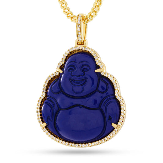 Blue Lapis Buddha Necklace