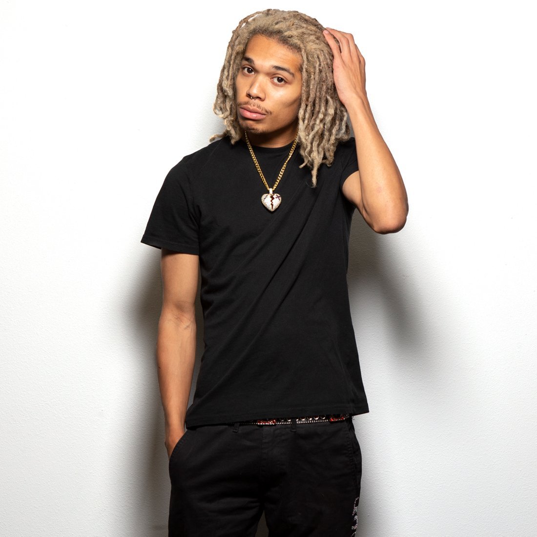 Halskette mit gebrochenem Herzen 