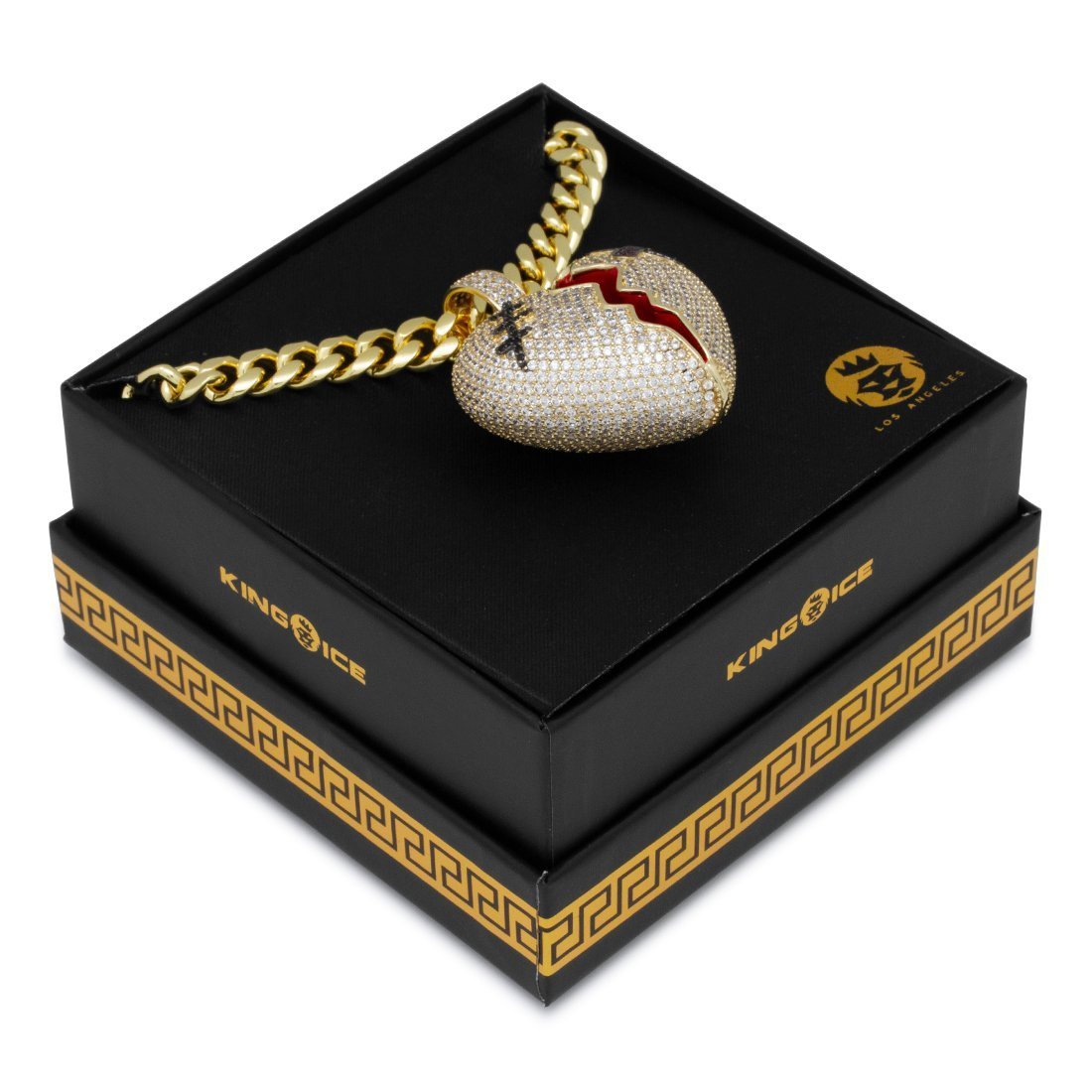 Halskette mit gebrochenem Herzen 