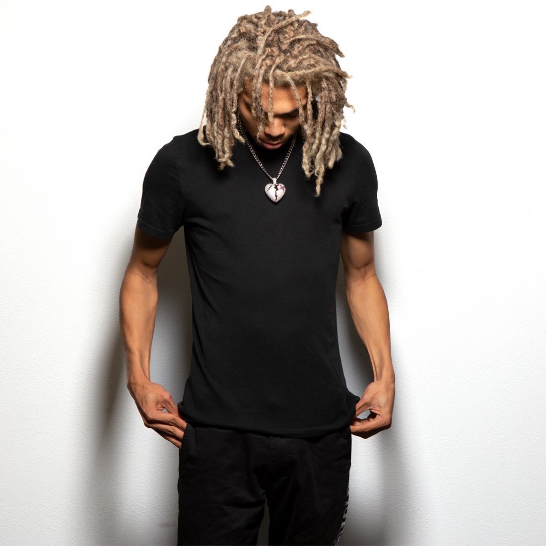 Halskette mit gebrochenem Herzen 