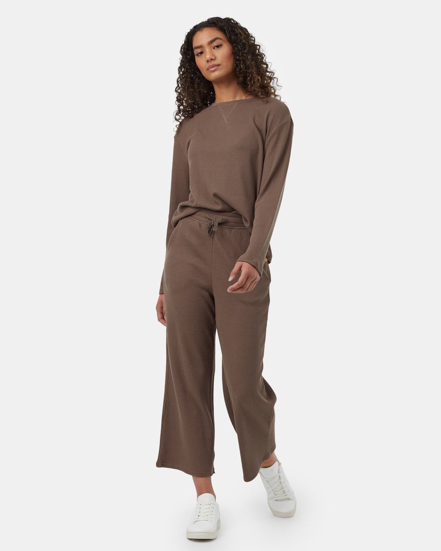 TreeWaffle Cropped Wide Leg