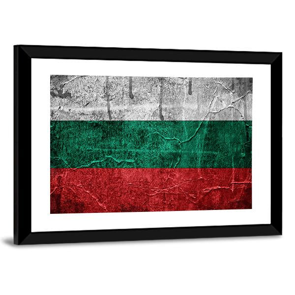 Bulgarian Flag Canvas Wall Art-3 Horizontal-Gallery Wrap-25" x 16"-Tiaracle