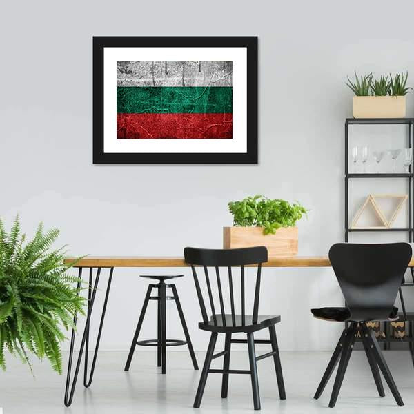Bulgarian Flag Canvas Wall Art-3 Horizontal-Gallery Wrap-25" x 16"-Tiaracle