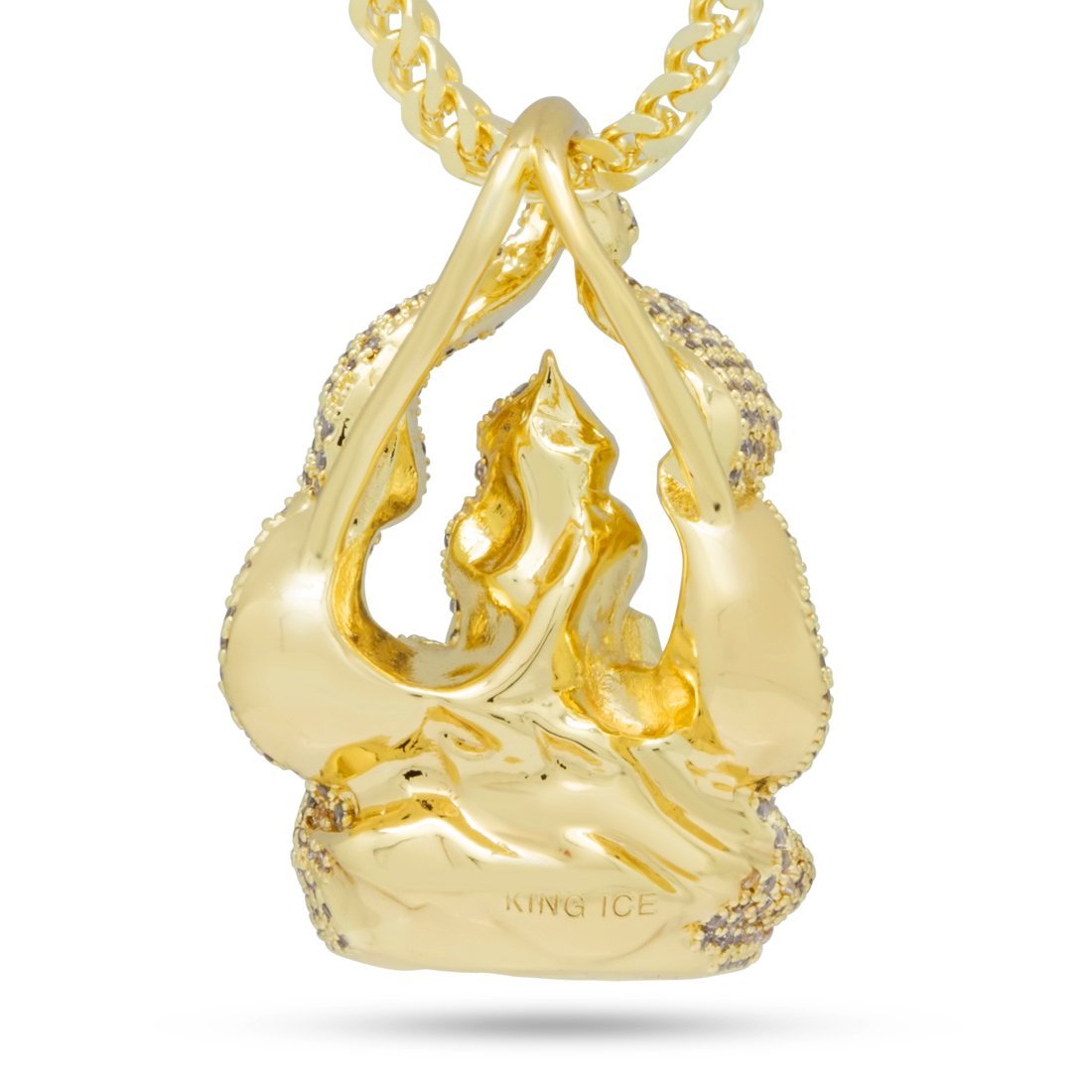 Burning Monk Necklace