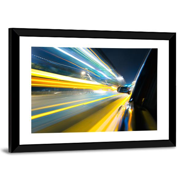 Car Side View Canvas Wall Art-3 Horizontal-Gallery Wrap-25" x 16"-Tiaracle