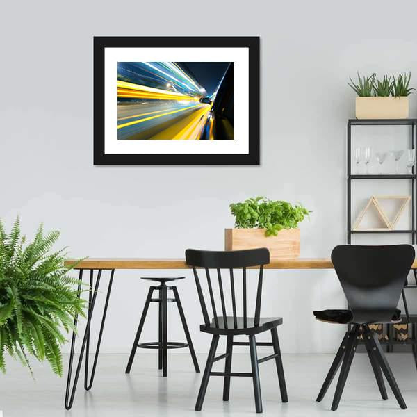 Car Side View Canvas Wall Art-3 Horizontal-Gallery Wrap-25" x 16"-Tiaracle