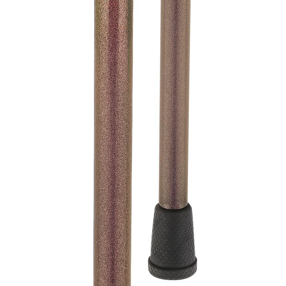 Scratch & Dent Color Changing Metallic Copper Adjustable & Folding Derby Carbon Fiber Walking Cane  V1866