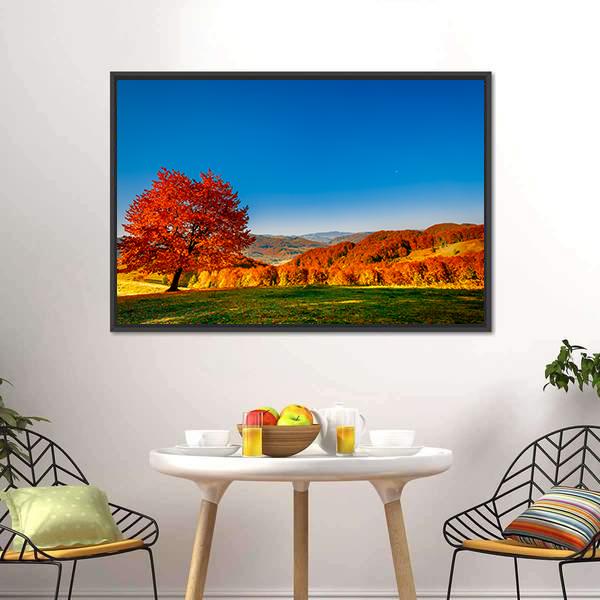 Carpathian Mountains In Autumn Canvas Wall Art-3 Horizontal-Gallery Wrap-25" x 16"-Tiaracle