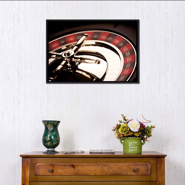 Casino Game Canvas Wall Art-1 Piece-Floating Frame-24" x 16"-Tiaracle