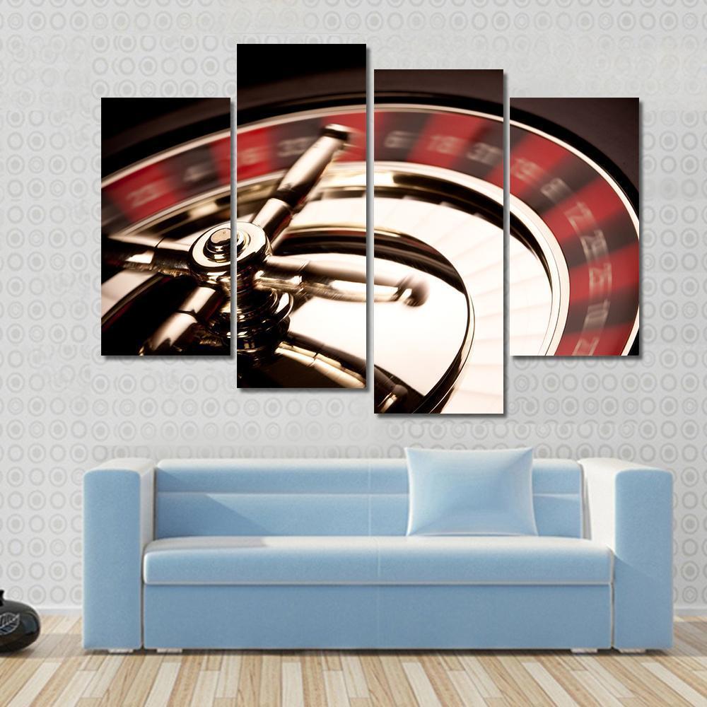 Casino Game Canvas Wall Art-4 Pop-Gallery Wrap-50" x 32"-Tiaracle