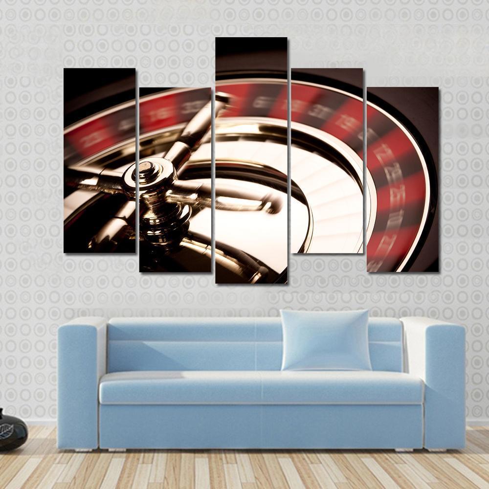 Casino Game Canvas Wall Art-5 Pop-Gallery Wrap-47" x 32"-Tiaracle