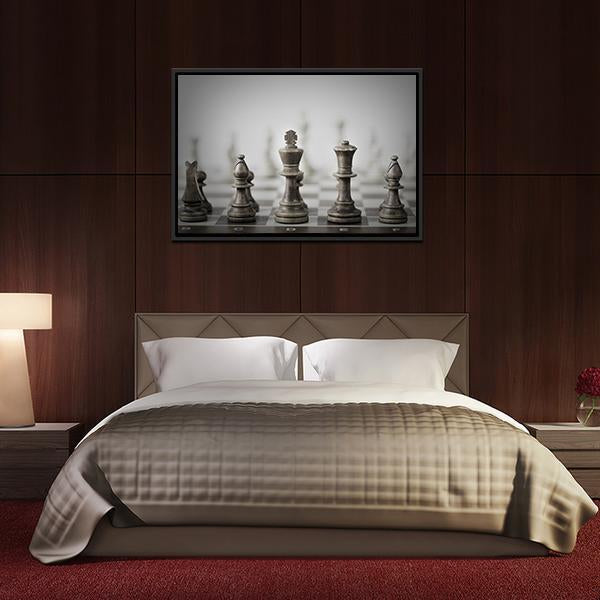 Chess Game Abstract Canvas Wall Art-3 Horizontal-Gallery Wrap-25" x 16"-Tiaracle