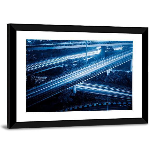 Cityscape Of Hangzhong Canvas Wall Art-3 Horizontal-Gallery Wrap-25" x 16"-Tiaracle