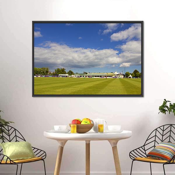 Clontarf Cricket Club Canvas Wall Art-1 Piece-Floating Frame-24" x 16"-Tiaracle