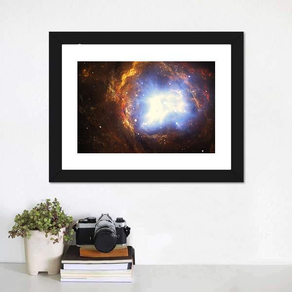 Colorful Nebula Canvas Wall Art-3 Horizontal-Gallery Wrap-25" x 16"-Tiaracle